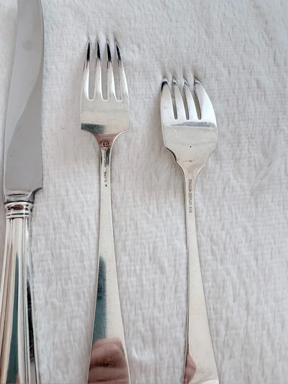 1910 Sterling Flatware Fairfax 5 Piece Place Setting Gorham Antique
